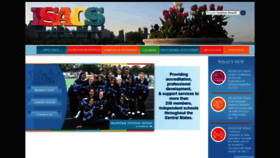 What Isacs.org website looked like in 2018 (6 years ago)