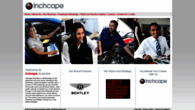 What Inchcape.com.au website looked like in 2018 (5 years ago)