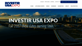 What Investirusaexpo.com website looked like in 2018 (5 years ago)