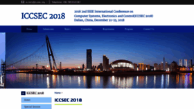 What Iccsec.org website looked like in 2018 (5 years ago)