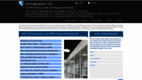 What Immigration4us.com website looked like in 2018 (5 years ago)