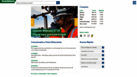What Investidorpetrobras.com.br website looked like in 2018 (5 years ago)