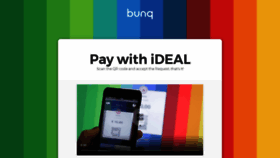 What Ideal.bunq.com website looked like in 2018 (5 years ago)