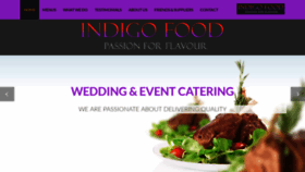 What Indigofood.co.uk website looked like in 2018 (5 years ago)