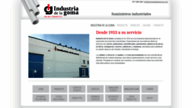 What Industriadelagoma.com website looked like in 2018 (5 years ago)