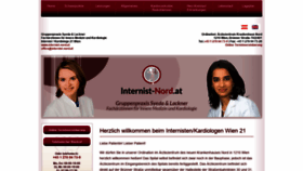 What Internist-nord.at website looked like in 2018 (5 years ago)
