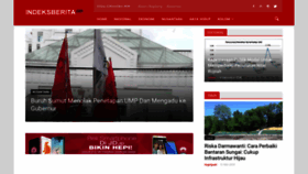 What Indeksberita.com website looked like in 2018 (5 years ago)