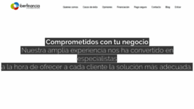 What Iberfinancia.es website looked like in 2018 (5 years ago)