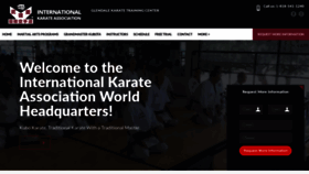 What Ikakarate.com website looked like in 2018 (5 years ago)
