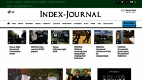 What Indexjournal.com website looked like in 2018 (5 years ago)