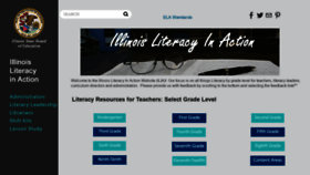 What Illinoisliteracyinaction.org website looked like in 2018 (5 years ago)