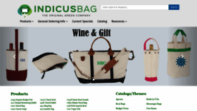 What Indicusbag.com website looked like in 2018 (5 years ago)