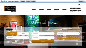 What Imobiliariapadraoro.com.br website looked like in 2018 (5 years ago)