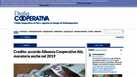 What Italiacooperativa.it website looked like in 2018 (5 years ago)