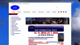 What Isspb.cz website looked like in 2018 (5 years ago)