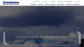 What Intersystems.de website looked like in 2018 (5 years ago)