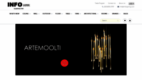What Infolighting.com website looked like in 2018 (6 years ago)