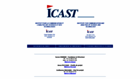 What Icast.org website looked like in 2018 (5 years ago)