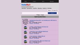 What Instamp3.wapka.mobi website looked like in 2018 (5 years ago)