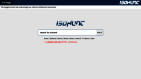 What Isohunt2.org website looked like in 2018 (5 years ago)