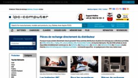 What Ipc-computer.fr website looked like in 2018 (5 years ago)