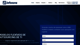 What Infonova.com.br website looked like in 2018 (7 years ago)