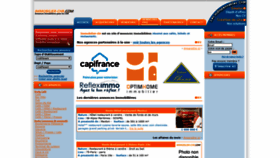 What Immobilier-chr.com website looked like in 2018 (5 years ago)