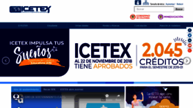 What Icetex.gov.co website looked like in 2018 (7 years ago)