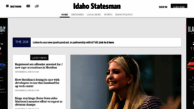 What Idahostatesman.com website looked like in 2018 (5 years ago)