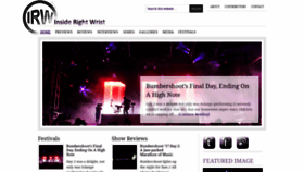 What Insiderightwrist.com website looked like in 2018 (5 years ago)
