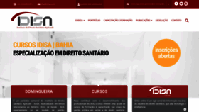 What Idisa.org.br website looked like in 2018 (5 years ago)