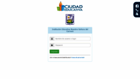 What Iecolcarmenaguachica.ciudadeducativa.com website looked like in 2018 (5 years ago)