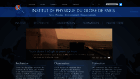 What Ipgp.fr website looked like in 2018 (5 years ago)