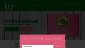 What Ivystorehouse.com website looked like in 2018 (5 years ago)