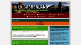 What Info-baskenland.de website looked like in 2018 (5 years ago)