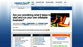 What Inflatablestartup.com website looked like in 2018 (5 years ago)
