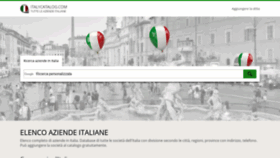 What Italycatalog.com website looked like in 2018 (5 years ago)