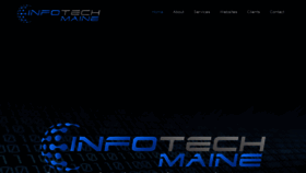 What Infotechmaine.com website looked like in 2018 (5 years ago)