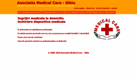 What Ingrijiremedicala.ro website looked like in 2018 (5 years ago)