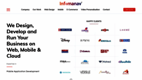 What Infomanav.com website looked like in 2018 (5 years ago)