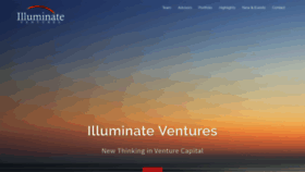 What Illuminate.com website looked like in 2018 (5 years ago)