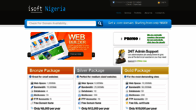 What Isoftnigeria.com website looked like in 2018 (5 years ago)