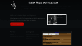 What Indianmagicians.com website looked like in 2018 (5 years ago)