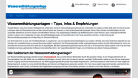 What Ich-will-weiches-wasser.de website looked like in 2018 (5 years ago)