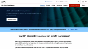What Ibmclinicaldevelopment.com website looked like in 2018 (5 years ago)