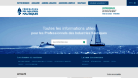 What Industriesnautiques.fr website looked like in 2018 (5 years ago)