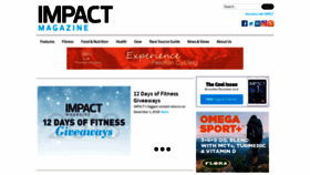 What Impactmagazine.ca website looked like in 2018 (5 years ago)