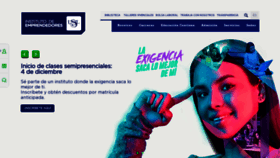 What Institutoemprendedores.pe website looked like in 2018 (5 years ago)