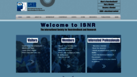 What Isnr.org website looked like in 2018 (5 years ago)
