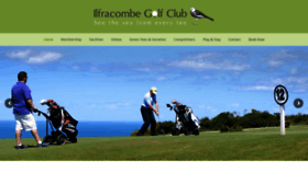 What Ilfracombegolfclub.com website looked like in 2018 (5 years ago)